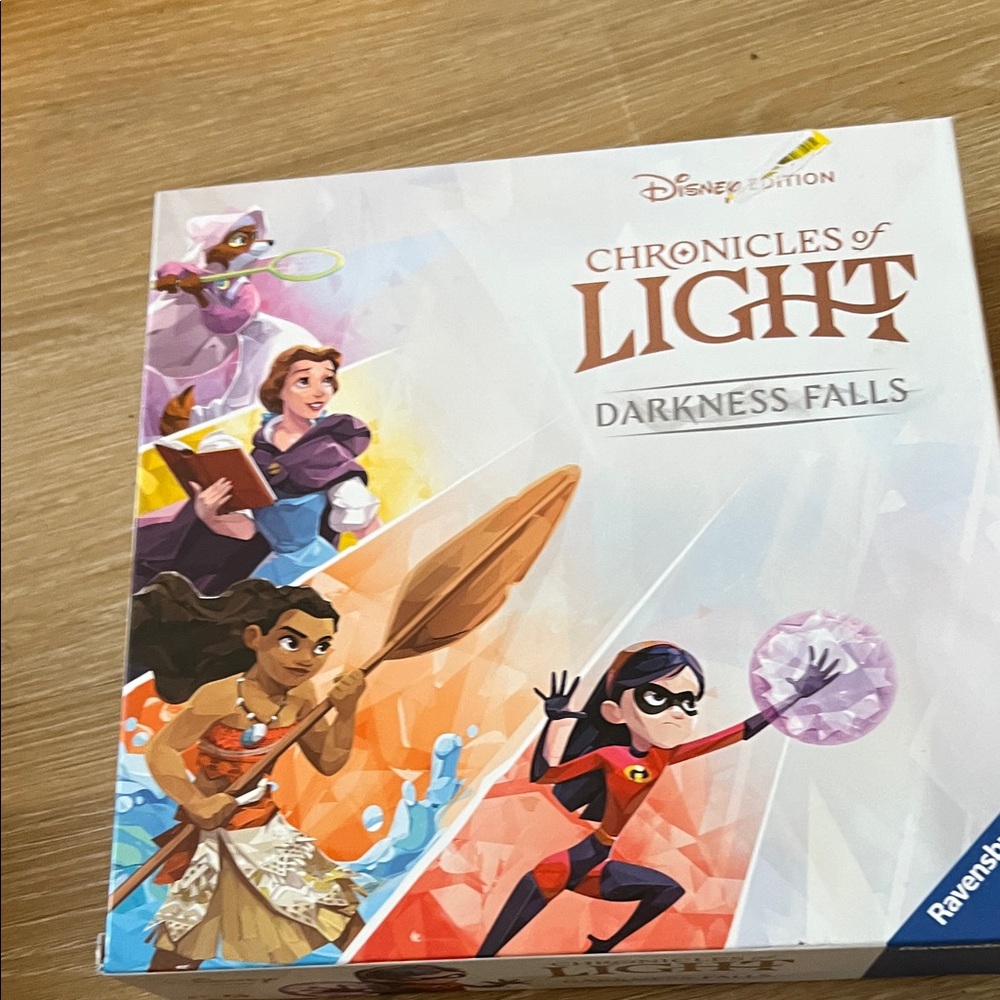 Ravensburger Disney Chronicles of Light Game with Red and Brown